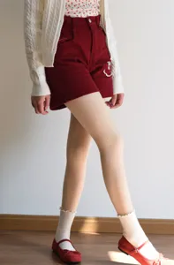 Fleece lined fake translucent tights winter warm nude natural bare leg artifact socks details