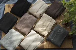 Women's thick warm ribbed knit tights winter solid color cozy leggings trousers.