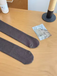 Medias térmicas de invierno con forro polar para mujer, panty cálido opaco grueso, gris oscuro.