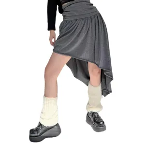 Calentadores de piernas vintage americanos para mujer invierno acogedoras polainas de punto