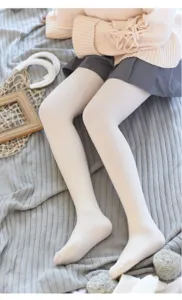 Mujeres invierno grueso cálido blanco leche mallas forradas de vellón leggings cómodos