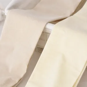 Cómodo medias de invierno cálidas forradas de polar grueso panty para mujeres beige