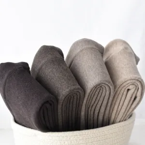 Women Winter Fleece Lined Thickened Thermal Warm Tights Solid Color Vertical Striped Footed Stirrup Leggings Pants