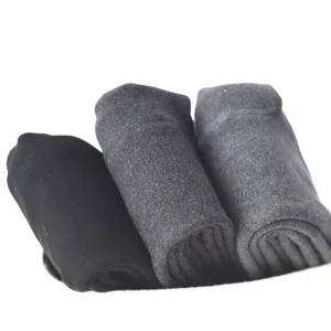 Winter thick fleece lined warm footed leggings set, versatile solid color casual tights.