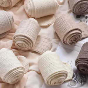 Medias Gruesas de Invierno para Mujer Estilo Japonés Color Sólido Corte Ajustado Alta Elasticidad Medias Acanaladas Suaves Leggings Térmicos