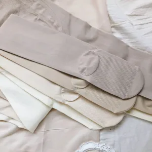 Women fleece lined winter pantyhose thermal tight high waist nude seamless warm stockings