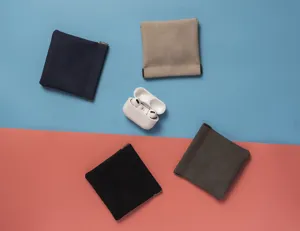 Spring mouth pouch for mini items like cables and earphones, portable multi-color design.