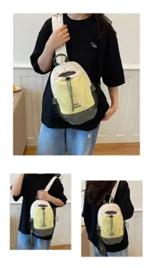 Stylish women mini backpack multiway casual daypack lightweight outdoor travel shoulder bag.