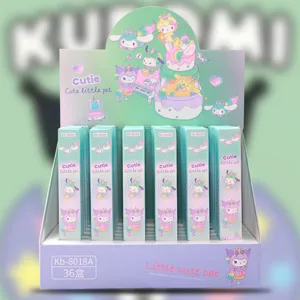 Cute cat gel pen with lovely animal tail design, perfect for school students and study writing.