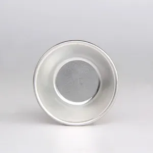 Moule à tarte aux œufs rond en aluminium durable, idéal pour la pâtisserie maison et les desserts.