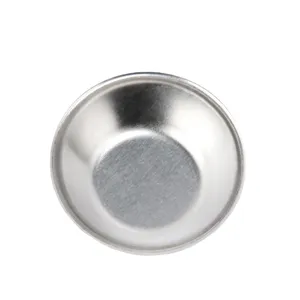 Moule a tarte rond en aluminium argente outil de cuisson mini tasse en metal de cuisine