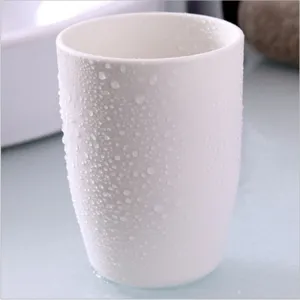Simple solid color plastic toothbrush tumbler cup for bathroom daily washing use main view