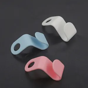 Wardrobe space saving hook plastic clothes hanger connecting hook stackable household organizer