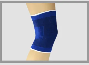 Professionele sport kniebrace ondersteuning mouw ademend gebreid ontwerp voor gewricht