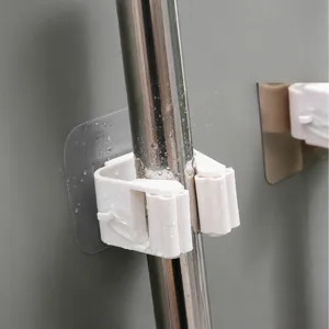Supporto per scopa senza perforazione a parete clip per scopa scaffale porta tubi