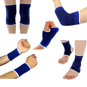 Adult Sports Protective Gear Set Cotton Blend Knee Elbow Wrist Ankle Support Guards For Basketball Football
