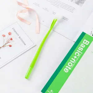 Stylo gel tulipe mignon créatif étudiant stylo signature 0.5mm vert papeterie bureau