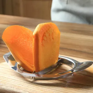 Affetta mangue in acciaio inossidabile utensile divisore di frutta per cucina facile