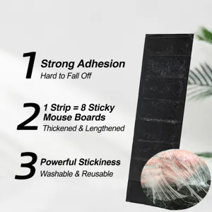 Heavy duty sticky mouse trap board, extra thick and super strong adhesive for pest control.