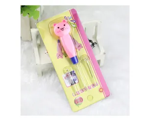 LED cartoon animal luminous ear pick children electronic ear cleaning tool set 5 in 1