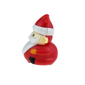 Santa Claus pull back toy car cute Christmas miniature vehicle plastic holiday gift detail