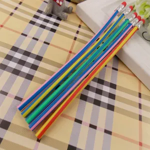 Biegsame bunte Bleistifte Set für Kinder, weiche unzerbrechliche Neuheit Schreibwaren.
