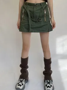 Calentadores de punto elegantes para mujer en marrón, ideales para otoño e invierno.