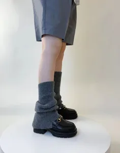 Calentadores de punto cómodos para mujeres invierno calcetines de bota moda elegantes