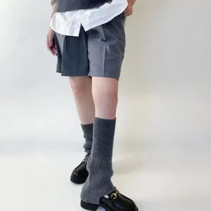 Calentadores de punto para mujer, acogedores otoño invierno puños de bota calcetines