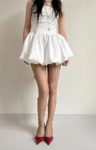 Women cute fishnet tights with 3d bows ballet core sheer pantyhose spring summer fashion leg socks