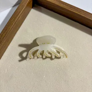 Süße Ozean Stil Oktopus Haarklammer Acetat Hai Klammer für Damen und Mädchen Haarschmuck