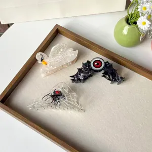 Kreative Tier Acetat Haarklammer Süße Ente Spinne Fledermaus Haarspange Mode Haaraccessoires Kopfbedeckung Für Damen Mädchen