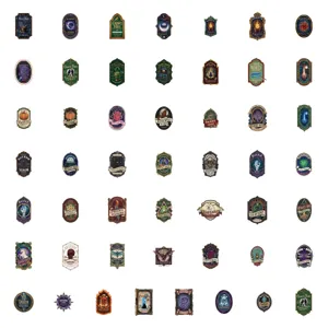 50pcs vintage witch potion stickers waterproof aesthetic decorative decals for laptop water bottle