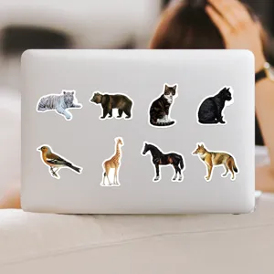 Vintage animal stickers aesthetic waterproof laptop decals cute vinyl stickers for computer pc