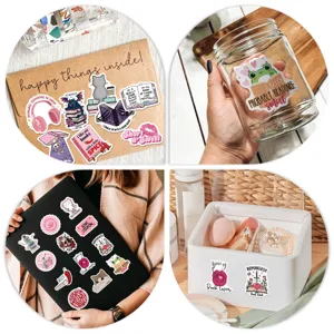 Waterproof book lover vinyl stickers aesthetic reading decal for laptop water bottle cup decoration