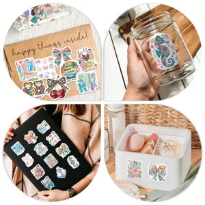 Wasserdichte Sommer Graffiti Aufkleber Set fuer DIY Dekoration, Trinkflaschen und Laptops.