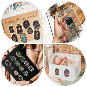 Waterproof witch potion stickers vinyl decals aesthetic laptop water bottle decor 50pcs