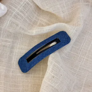 Denim blauwe haarspeld zijclip schattig zoet dagelijks haaraccessoires voor vrouwen mooi.
