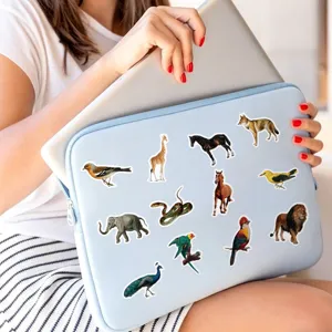 Vintage animal stickers pack waterproof laptop decorative stickers 50pcs set classic