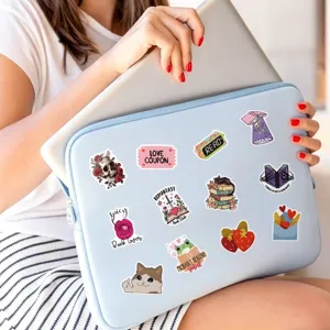 Waterproof book lover stickers aesthetic vinyl decal pack for laptop, water bottle, and journal.