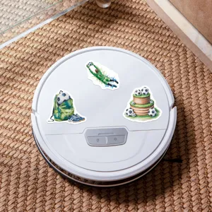 Adesivi in vinile da calcio impermeabili adesivi decorativi per bottiglie d'acqua laptop e tazze.
