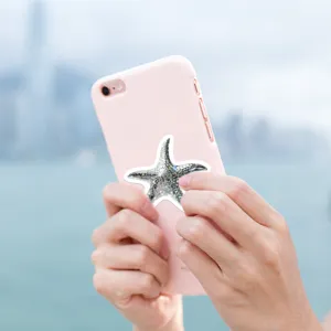 Glitter starfish phone sticker waterproof Y2K aesthetic decal mobile phone decoration item