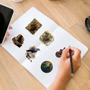 Vintage junk journal stickers waterproof aesthetic decorative stickers for phone laptop and water bottle