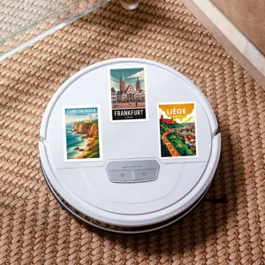 European travel city vintage landmark decorative stickers waterproof journaling crafts