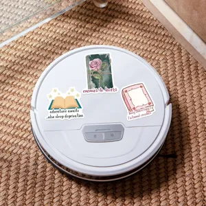 Set di adesivi decorativi impermeabili per amanti dei libri, ideali per tazze e telefoni.