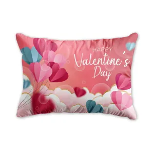 Valentine's Day heart throw pillowcase romantic holiday decorative cushion for couple gift