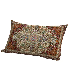 Fodera per cuscino rettangolare stile persiano vintage motivo etnico orientale decoro