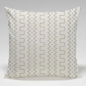 Modern minimalist geometric pattern throw pillowcase, soft fabric square cushion cover.