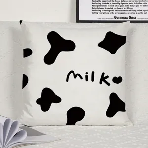 Nordic Abstract Geometric Pattern Pillowcase Soft Polyester Velvet Cushion Cover For Sofa Living Room Bedside Home Decor