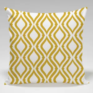 Fodera per cuscino moderna e minimalista con motivo geometrico per divano e letto.